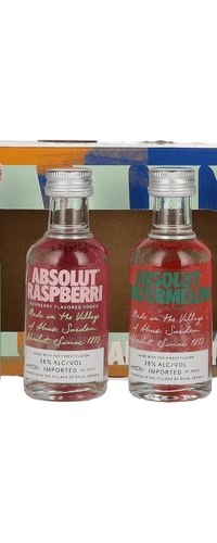 Absolut Vodka FLAVORED FIVE Miniature Set 38,8% Vol. 5x0,05l