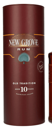 New Grove OLD TRADITION 10 Years Old Mauritius Island Rum 40% Vol. 0,7l in Giftbox