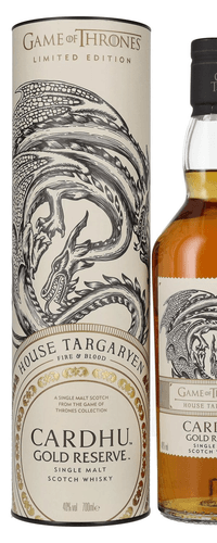 Cardhu Gold Reserve GAME OF THRONES House Targaryen Single Malt Collection 40% Vol. 0,7l in Giftbox