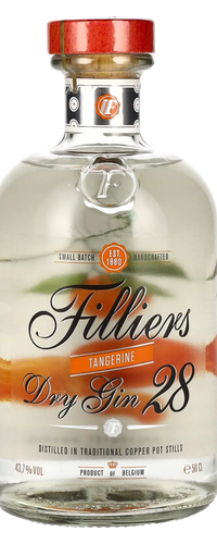 Filliers Dry Gin 28 TANGERINE 43,7% Vol. 0,5l