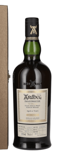 Ardbeg 21 Years Old The Ultimate Private Single Cask Whisky 51% Vol. 0,7l in Giftbox