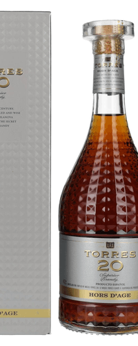 Torres 20 HORS D'AGE Superior Brandy 40% Vol. 0,7l in Giftbox