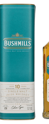 Bushmills 10 Years Old Single Malt Irish Whiskey 40% Vol. 0,7l in Giftbox