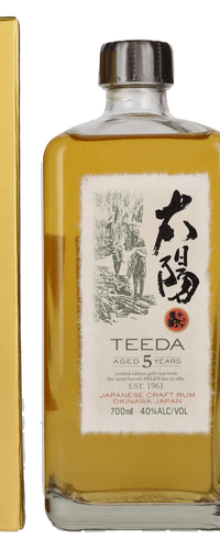 Teeda 5 Years Old Japanese Craft Rum 40% Vol. 0,7l in Giftbox