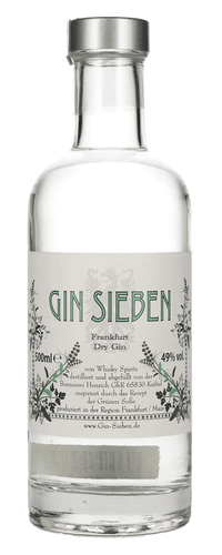 Gin Sieben echter Frankfurt Dry Gin 49% Vol. 0,5l