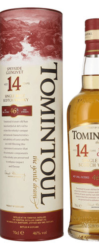 Tomintoul 14 Years Old Single Malt Scotch Whisky 46% Vol. 0,7l in Giftbox