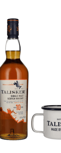 Talisker 10 Years Old Campfire Escape Pack 45,8% Vol. 0,7l in Giftbox with Talisker Mug