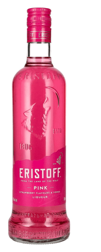Eristoff PINK Strawberry Flavours & Vodka Liqueur 18% Vol. 0,7l