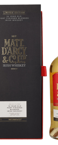Matt. D'arcy 10 Years Old Blended Irish Whiskey Limited Edition 46% Vol. 0,7l in Giftbox
