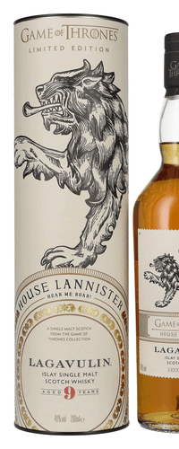 Lagavulin 9 Years Old GAME OF THRONES House Lannister Single Malt Collection 46% Vol. 0,7l in Giftbox