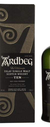 Ardbeg TEN Years Old Islay Single Malt 46% Vol. 1l in Giftbox