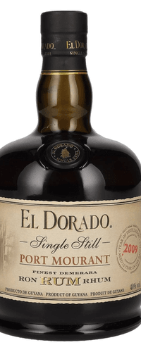 El Dorado Single Still PORT MOURANT Finest Demerara Rum 2009 40% Vol. 0,7l