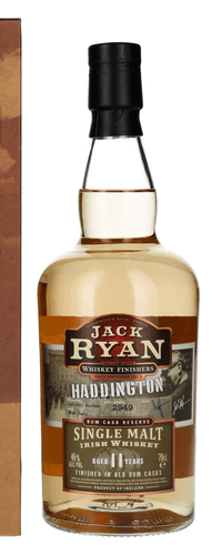 Jack Ryan HADDINGTON 11 Years Old Single Malt Irish Whiskey Rum Cask Reserve 46% Vol. 0,7l in Giftbox