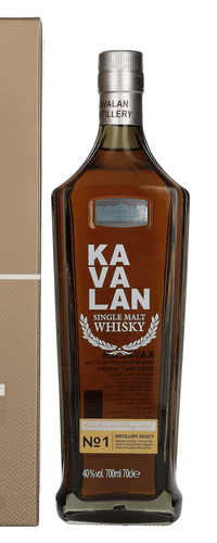Kavalan DISTILLERY SELECT Single Malt Whisky No. 1 40% Vol. 0,7l in Giftbox