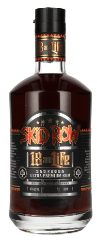 SKID ROW 18 and Life 35th Anniversary Ultra Premium Rum 45% Vol. 0,7l