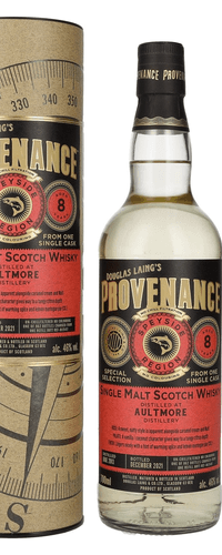Douglas Laing PROVENANCE Aultmore 8 Years Old Single Cask Malt 2013 46% Vol. 0,7l in Giftbox