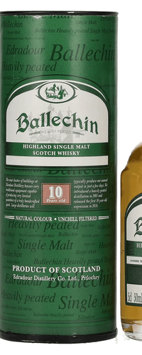 Edradour Ballechin 10 Years Old Highland Single Malt 46% Vol. 0,05l in Giftbox