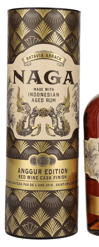 Naga Batavia Arrack Red Wine Cask Finish ANGGUR EDITION 40% Vol. 0,7l in Giftbox