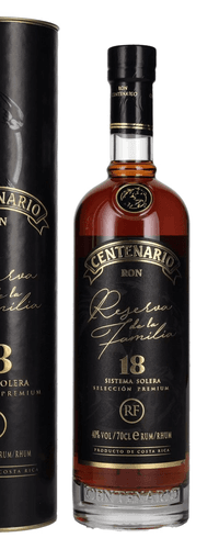Ron Centenario RESERVA DE LA FAMILIA 18 Sistema Solera Rum 40% Vol. 0,7l in Giftbox