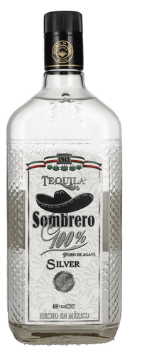 Sombrero Tequila Silver 100% Puro de Agave 38% Vol. 0,7l