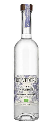 Belvedere Organic Infusions Blackberry & Lemongrass Flavoured Vodka 40% Vol. 1l