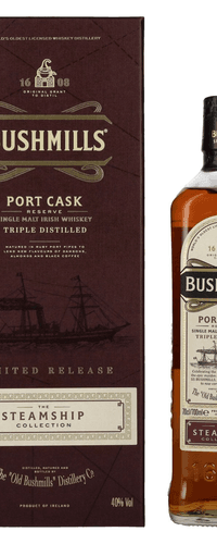 Bushmills PORT CASK Reserve The Steamship Collection 40% Vol. 0,7l in Giftbox