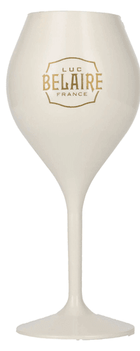 Luc Belaire champagne flute white