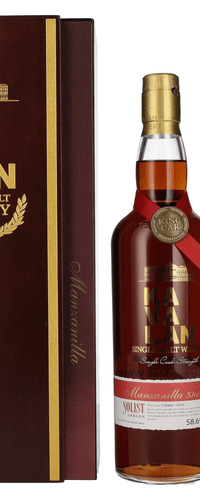 Kavalan SOLIST Manzanilla Cask 58,6% Vol. 0,7l in wooden box