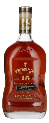 Appleton Estate 15 Years Old BLACK RIVER CASKS Jamaica Rum 43% Vol. 0,7l in Giftbox