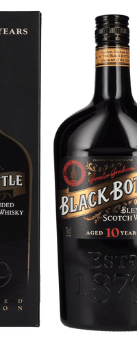 Black Bottle 10 Years Old Blended Scotch Whisky 40% Vol. 0,7l in Giftbox