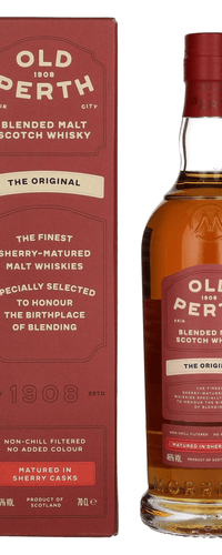 Old Perth The Original Blended Malt Scotch Whisky Sherry Casks 46% Vol. 0,7l in Giftbox