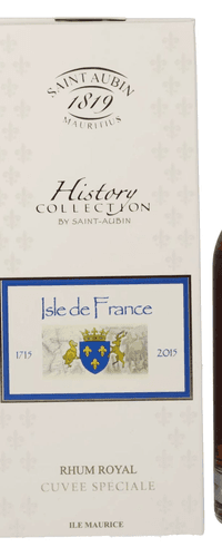 Saint Aubin Isle de France Cuvee Speciale History Collection Rhum Royal 40% Vol. 0,7l in Giftbox