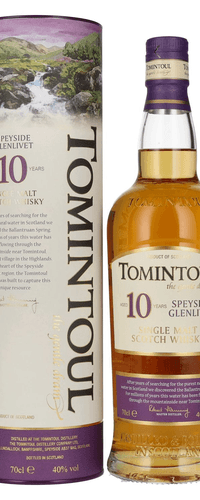 Tomintoul 10 Years Old Single Malt Scotch Whisky 40% Vol. 0,7l in Giftbox