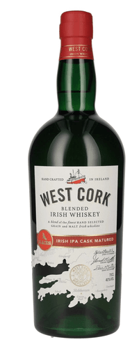 West Cork Blended Irish Whiskey IRISH IPA CASK FINISH 40% Vol. 0,7l