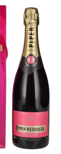Piper-Heidsieck Champagne ROSE SAUVAGE Brut 12% Vol. 0,75l in Giftbox