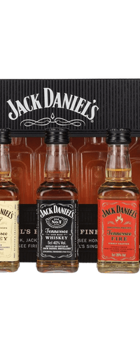 Jack Daniel's FAMILY OF FINE SPIRITS 39% Vol. 5x0,05l in Giftbox