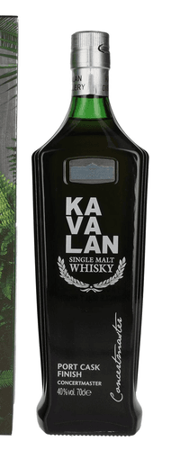 Kavalan CONCERTMASTER Port Cask Finish Festif Edition 40% Vol. 0,7l in Giftbox