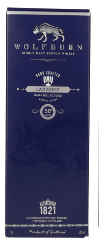 Wolfburn LANGSKIP Single Malt Scotch Whisky 58% Vol. 0,7l in Giftbox