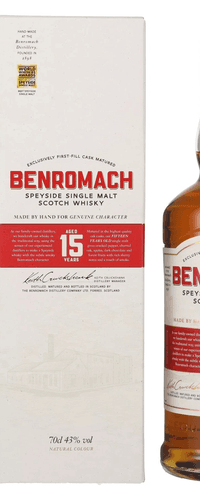 Benromach 15 Years Old Speyside Single Malt 43% Vol. 0,7l in Giftbox