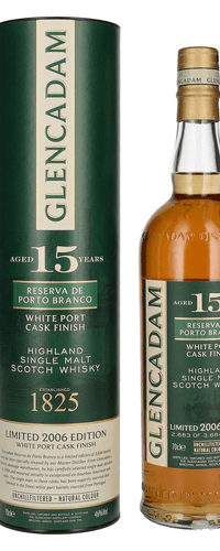 Glencadam 15 Years Old White Port Cask Finish Limited Edition 2006 46% Vol. 0,7l in Giftbox