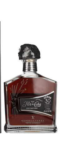 Flor de Cana 30 Years Old V Generaciones Single Barrel 1988 45% Vol. 0,7l in Giftbox