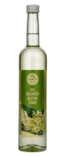 Naturally for us organic elderflower syrup 0,5l