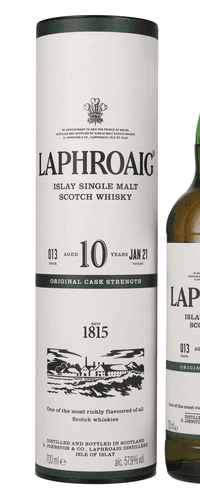 Laphroaig 10 Years Old Original Cask Strength Batch 13 57,9% Vol. 0,7l in Giftbox