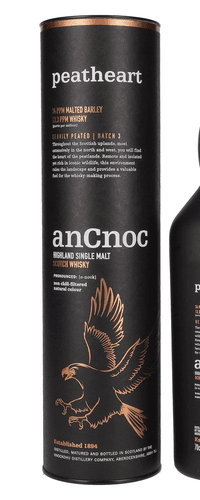 AnCnoc PEATHEART Heavily Peated Batch 3 46% Vol. 0,7l in Giftbox
