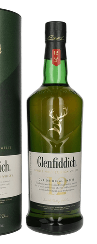 Glenfiddich 12 Years Old Single Malt Scotch Whisky 40% Vol. 1l in Giftbox