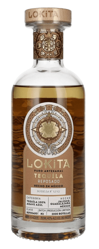 Lokita Tequila Reposado 100% Agave Azul 40% Vol. 0,7l