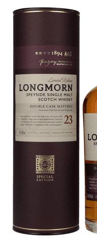 Longmorn 23 Years Old Double Cask Matured 48% Vol. 0,7l in Giftbox