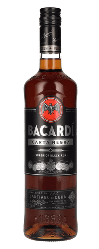 Bacardi Carta Negra Superior Black Rum 37,5% Vol. 0,7l