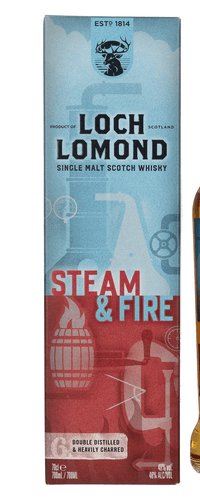 Loch Lomond STEAM & FIRE Single Malt Scotch Whisky 46% Vol. 0,7l in Giftbox