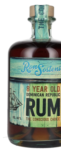 Ron Sostenible 8 Years Old The Conscious Choice Rum 40% Vol. 0,7l